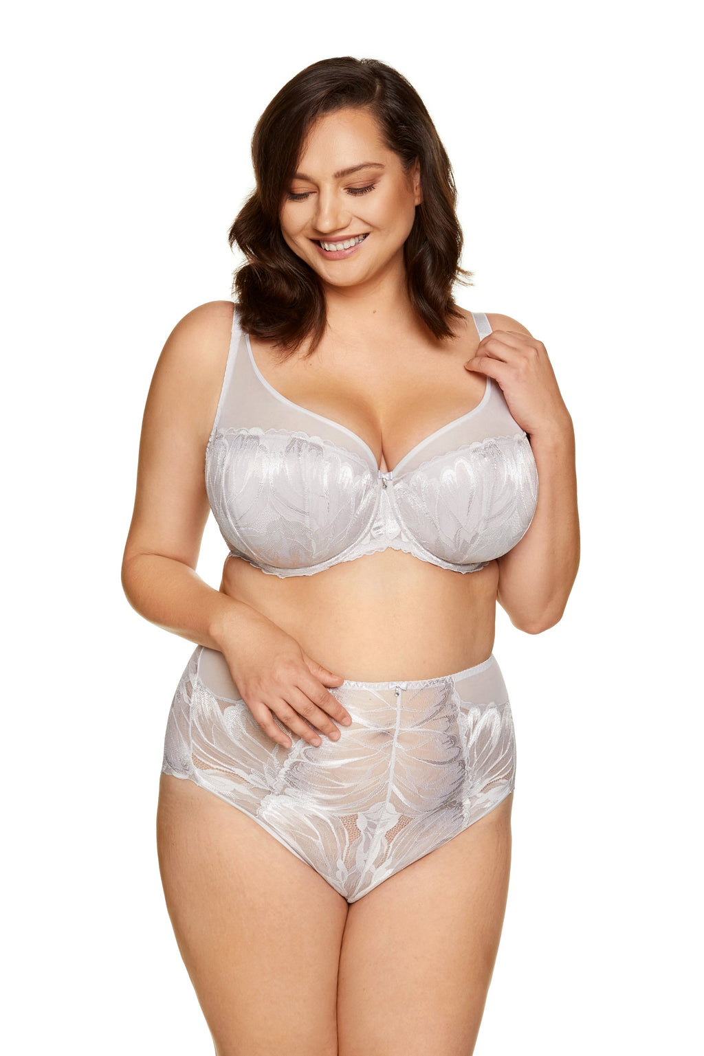 High Waist Lace Brief Panty Gorteks Moon
